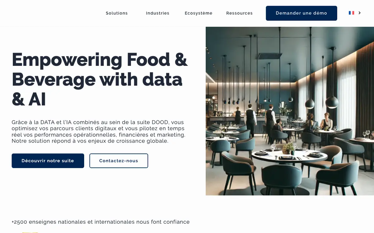 Home page of DOOD's website