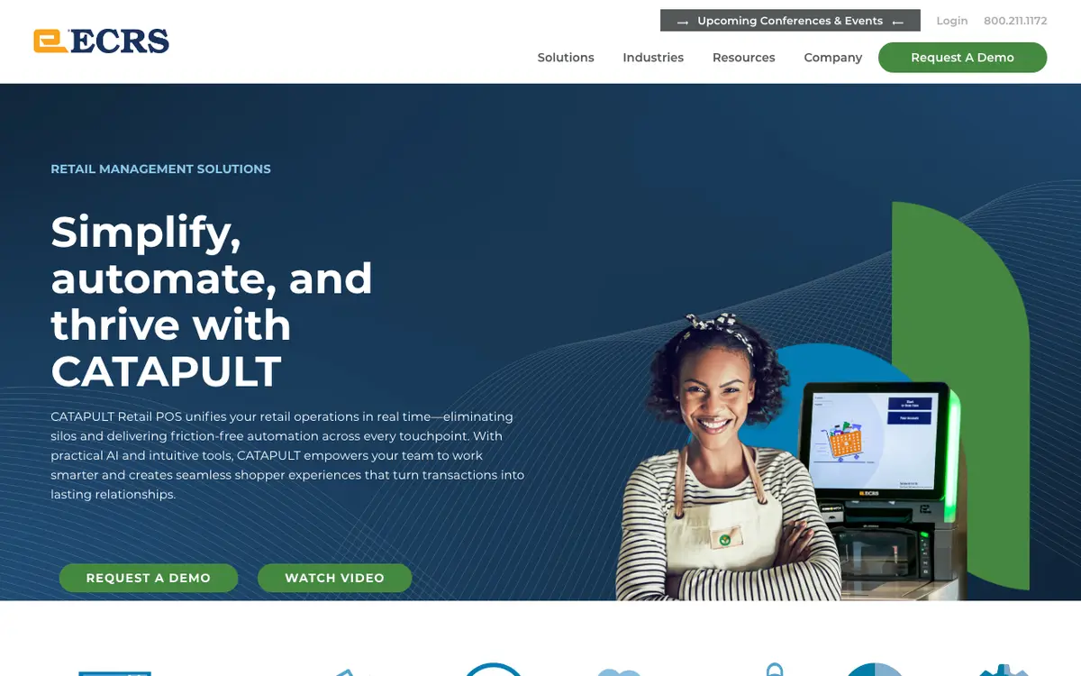 Home page of ECRS's website