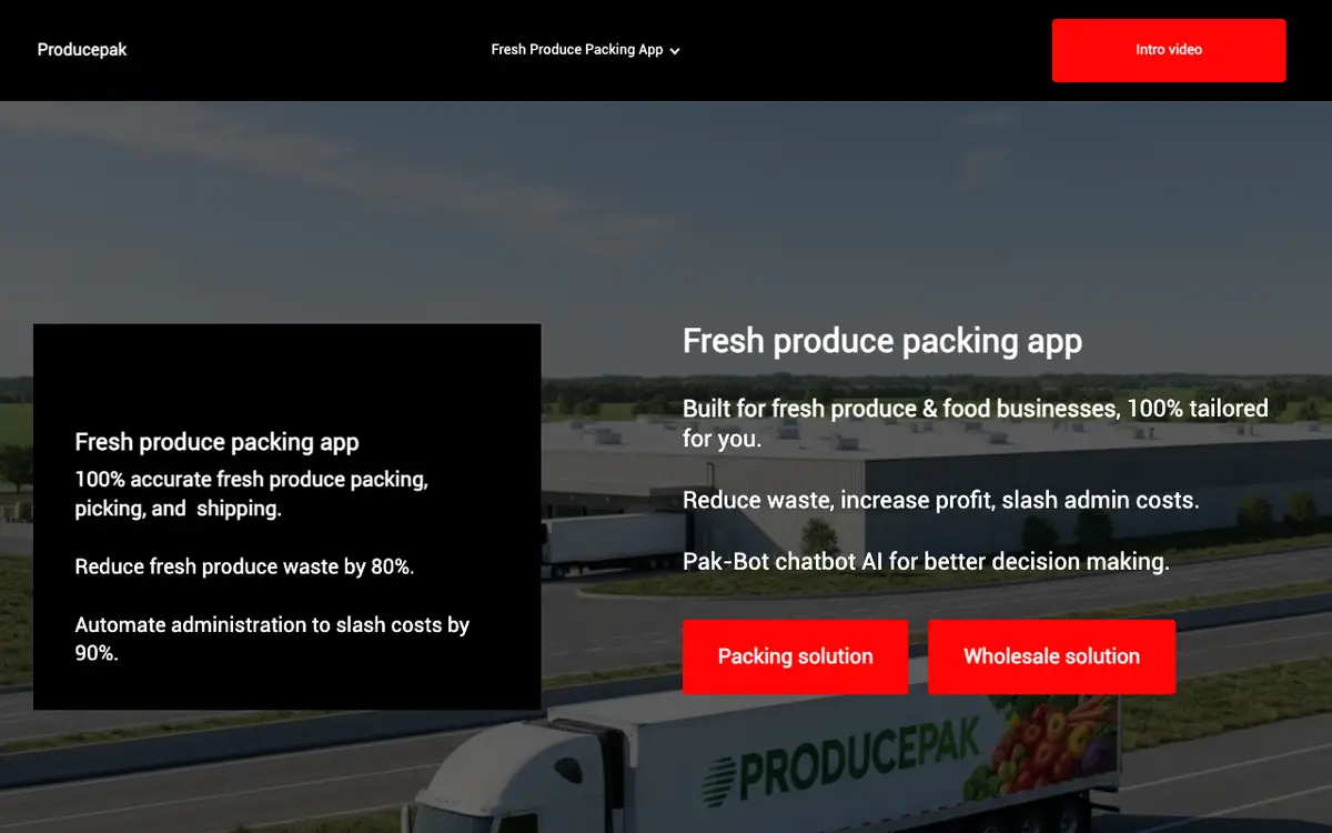 Home page of farmsoft's website