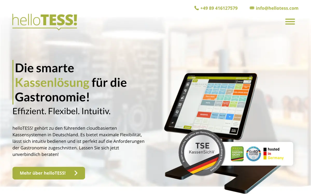 Home page of helloTESS!'s website