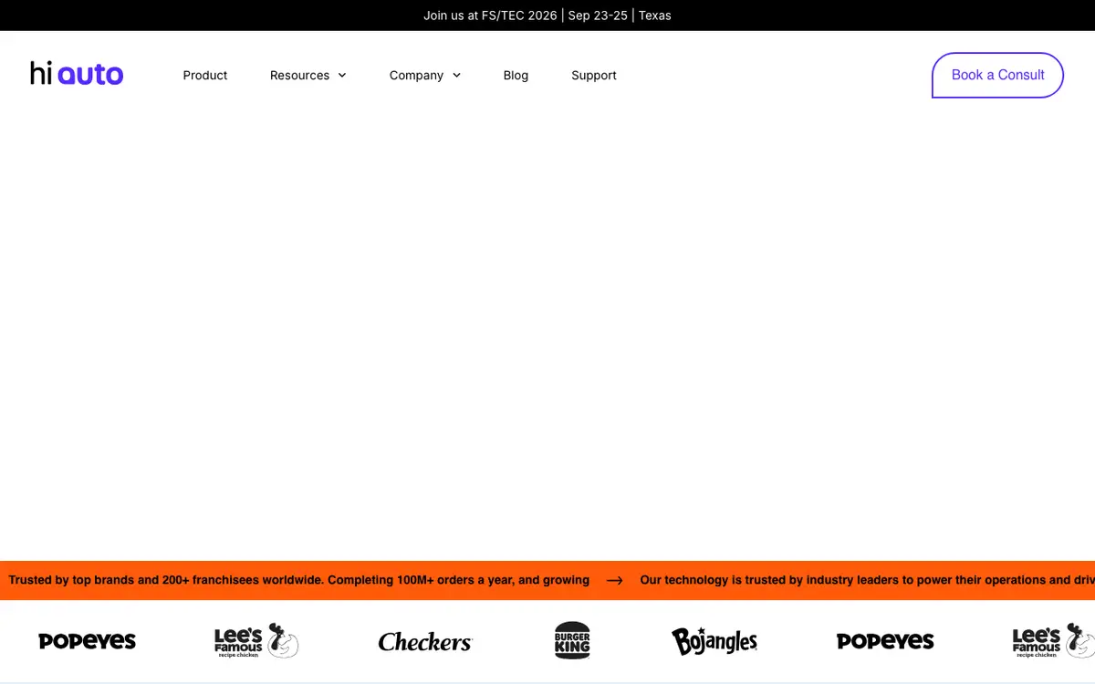 Home page of Hi Auto's website