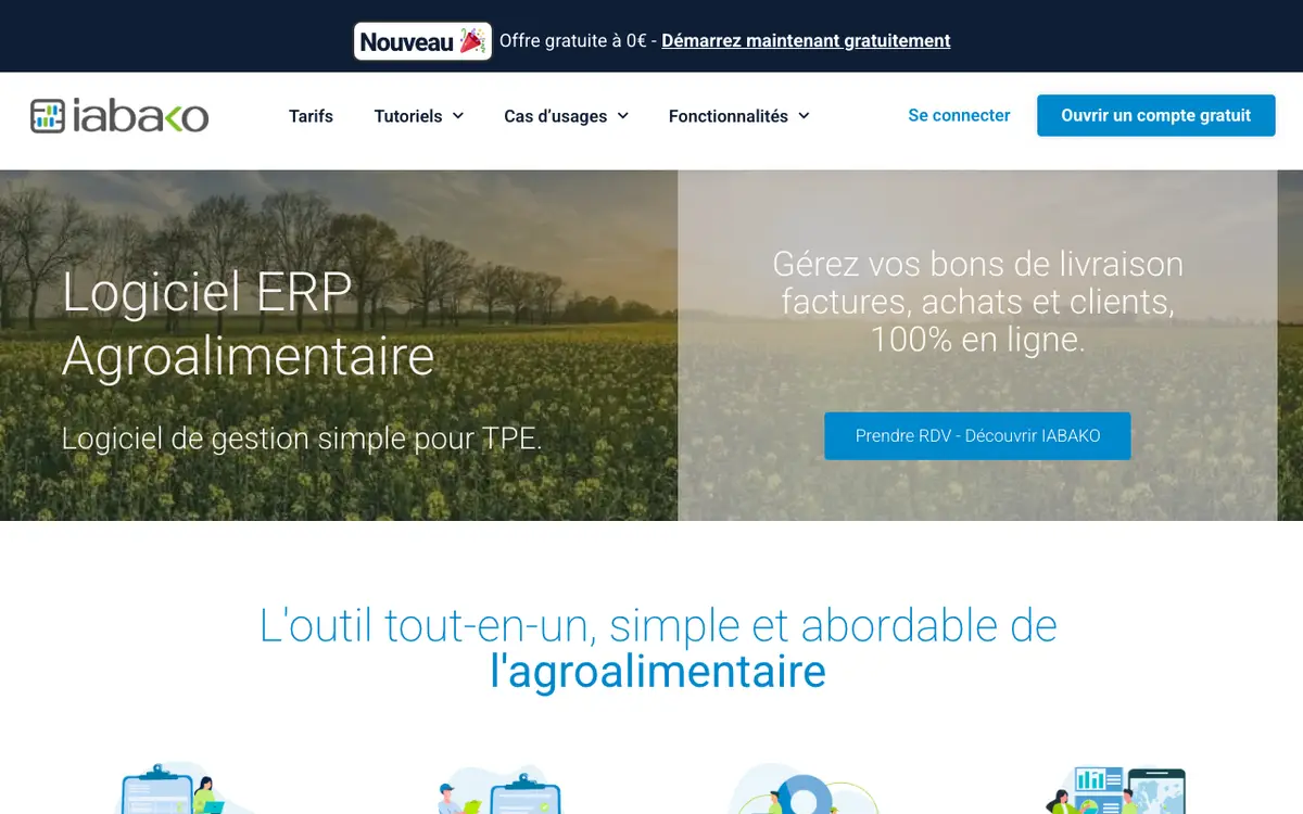 Home page of iABAKO's website