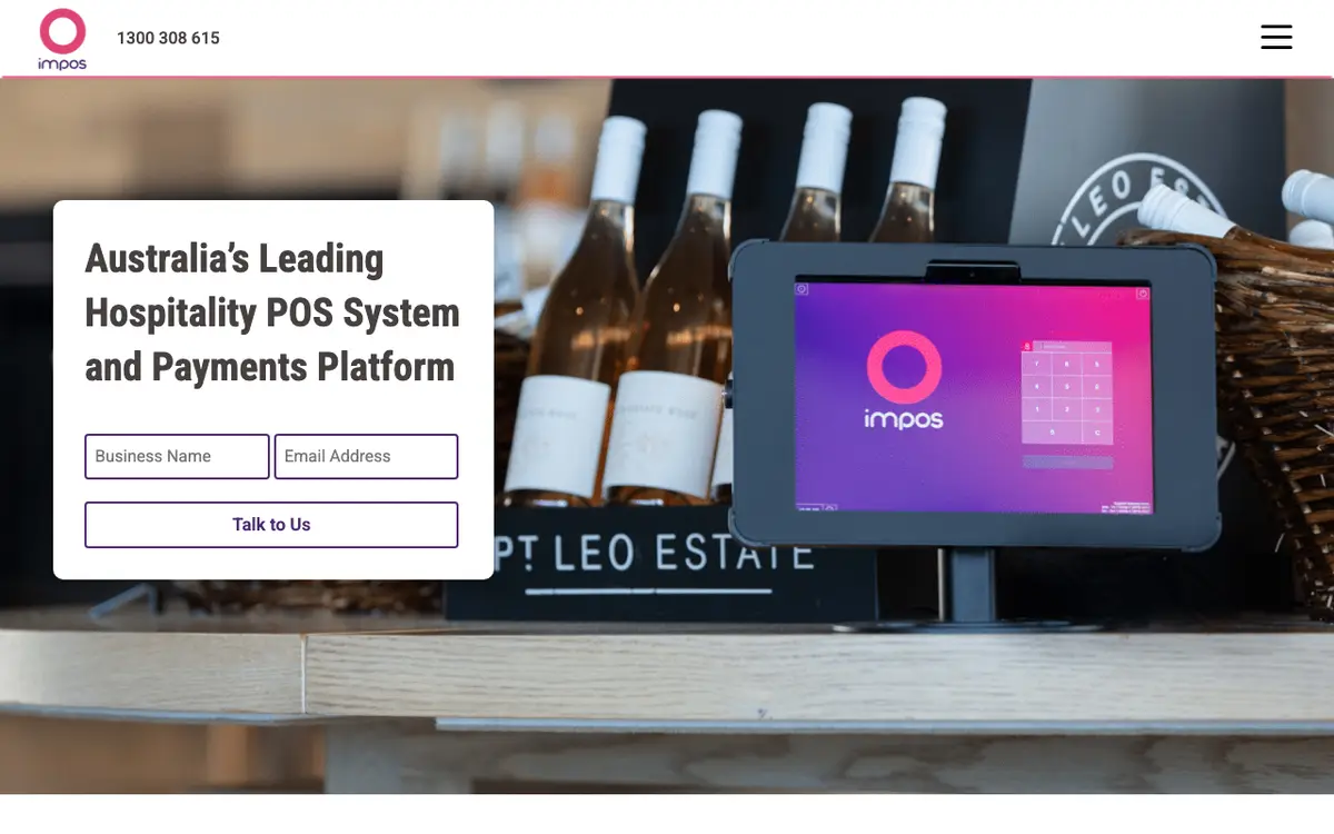 Home page of Impos's website