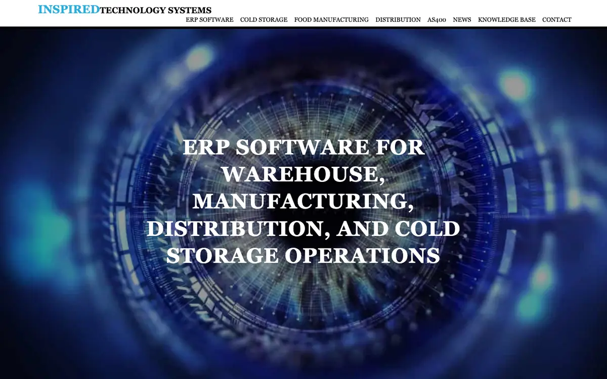 Home page of Inspired Portal's website