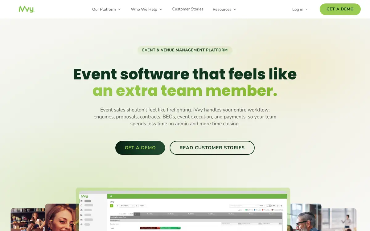 Home page of iVvy's website