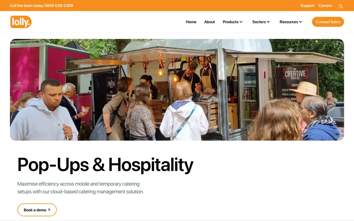 Home page of Lolly EPOS's website