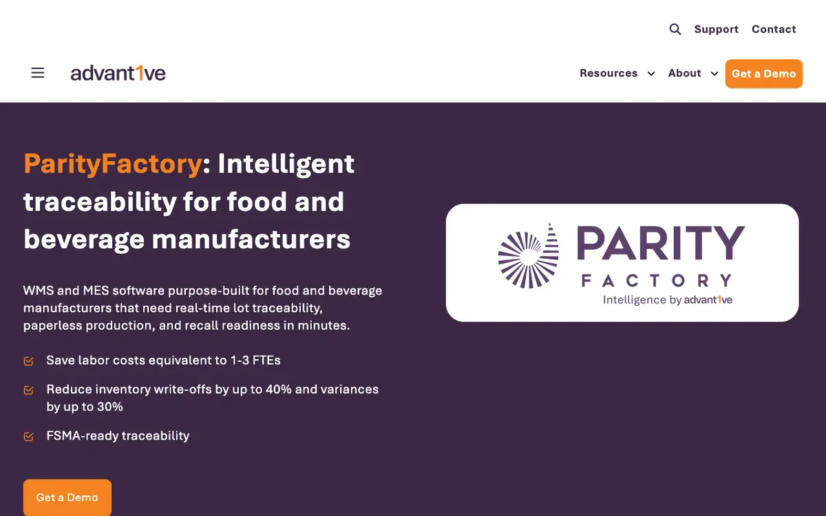 Home page of ParityFactory's website