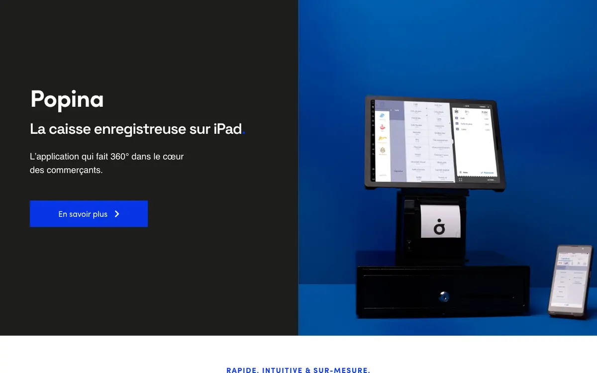 Home page of Popina's website
