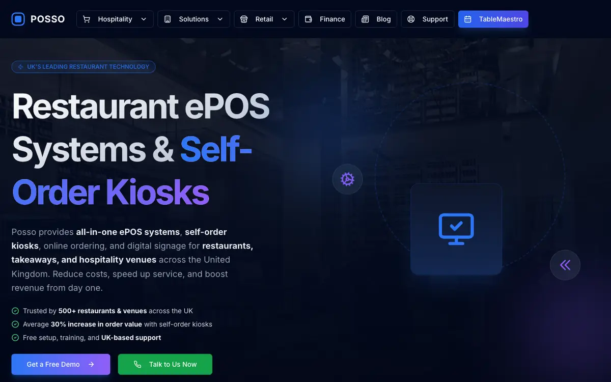 Home page of Posso's website