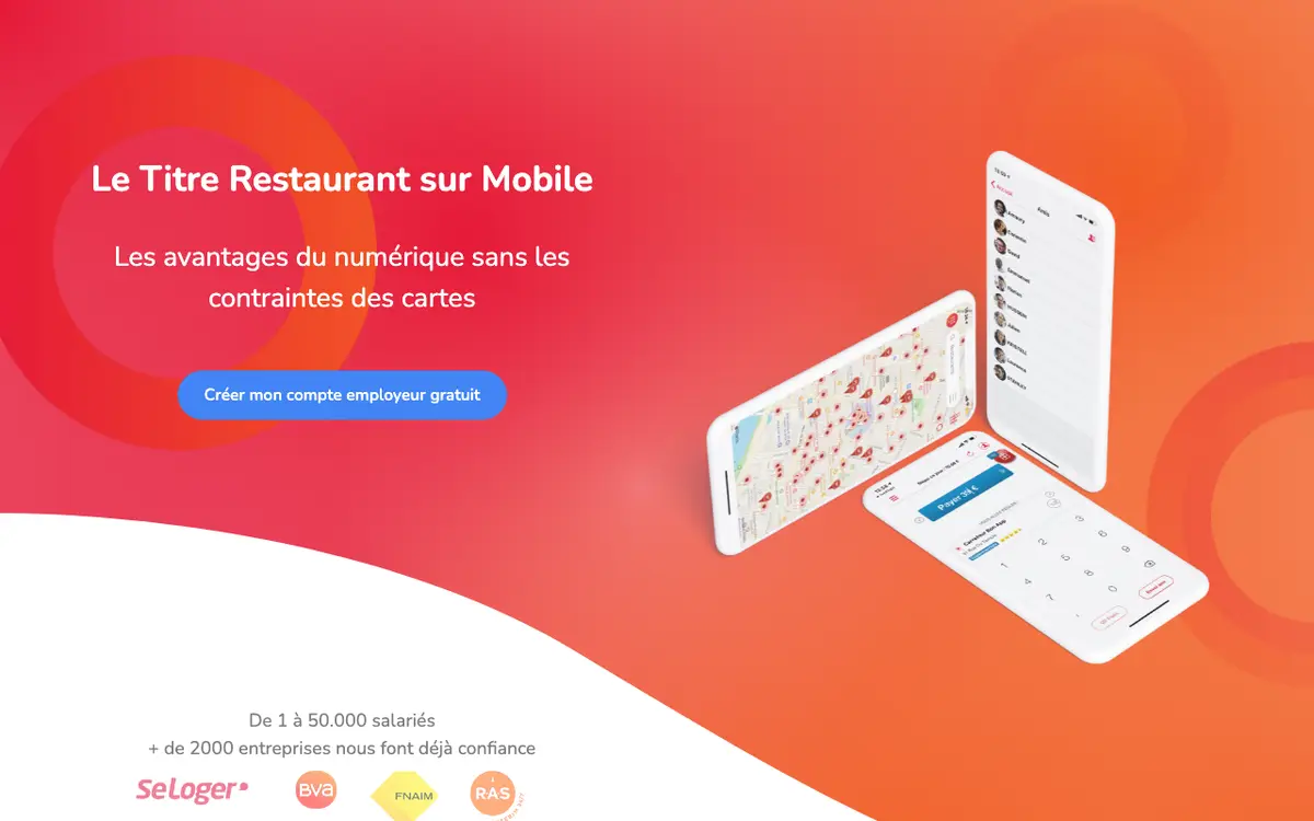 Home page of Restoflash's website