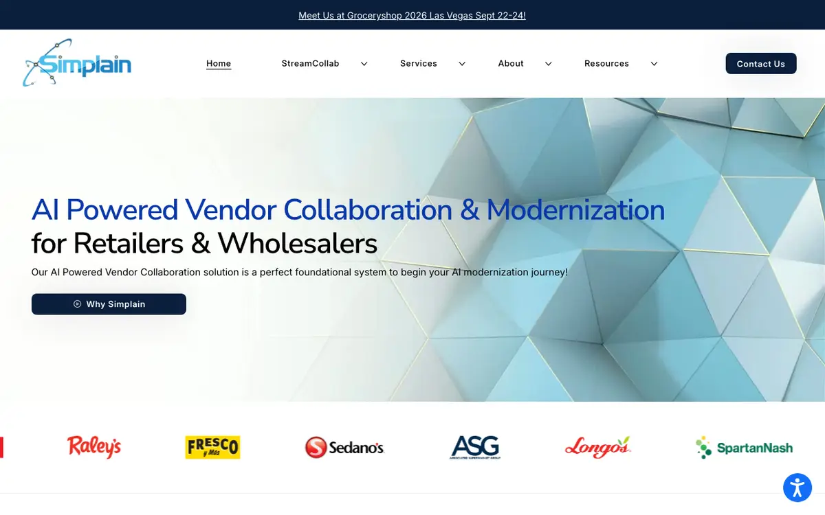 Home page of Simplain's website