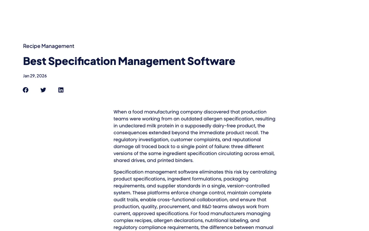 Home page of SmartSpec's website