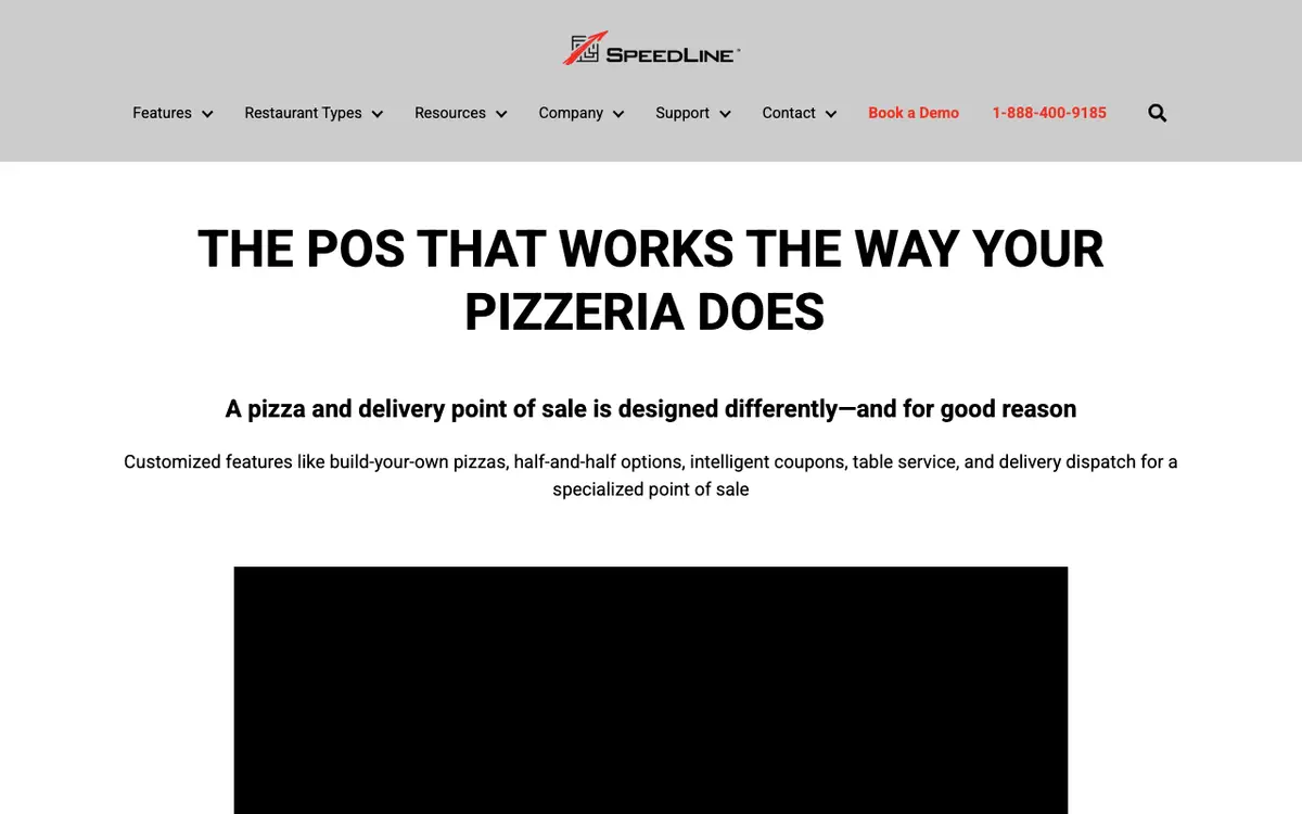 Home page of SpeedLine's website