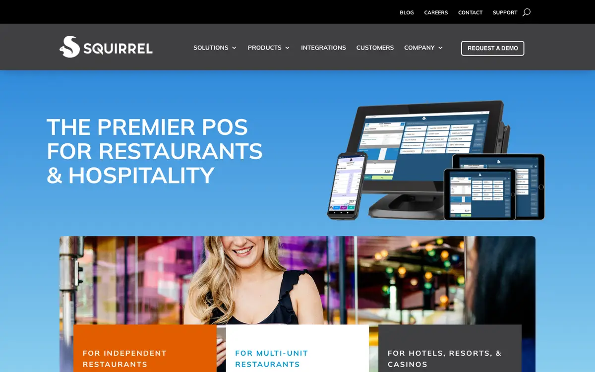 Home page of Squirrel Systems's website