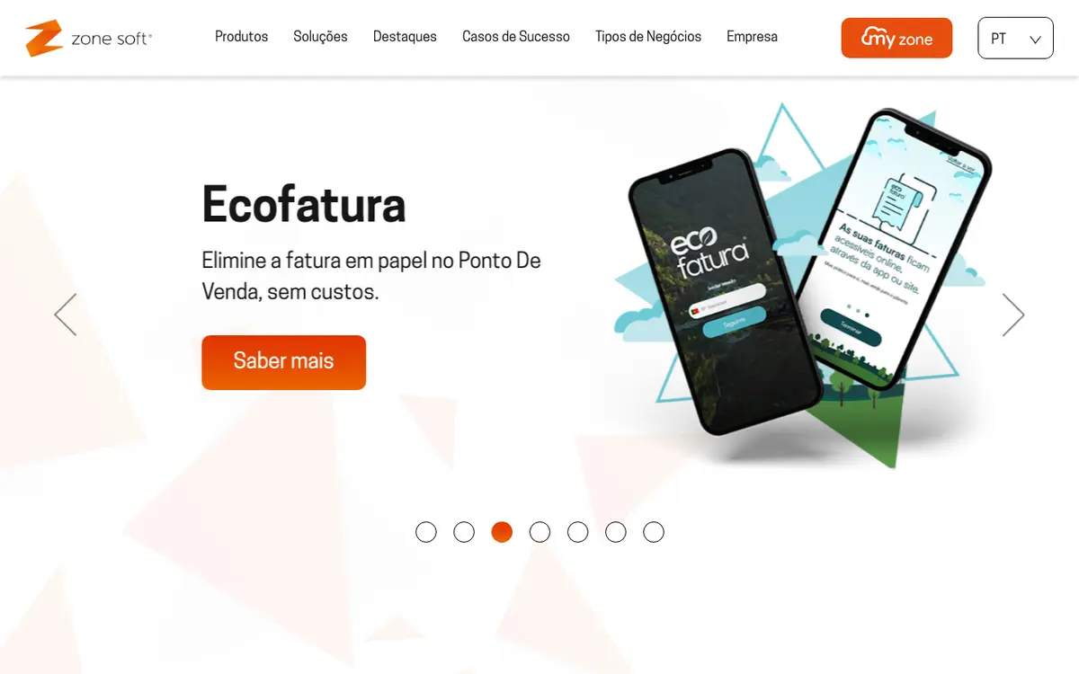 Home page of Zonesoft's website